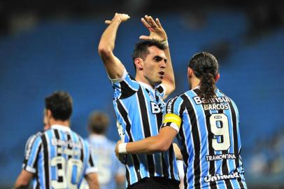  Jogador Rhodolfo abre o placar - Grêmio 1x0 VascoPORTO ALEGRE,RS,BRASIL - 13-11-2013 -Brasileirão 2013, Grêmio x Vasco na Arena.(FOTO: RICARDO DUARTE/AGÊNCIA RBS - ESPORTE)