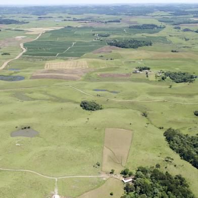 Área do aeroporto em Vila Oliva