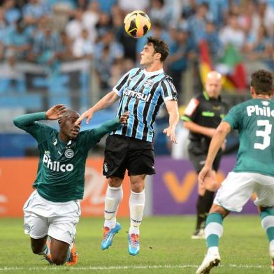  

PORTO ALEGRE, RS, BRASIL ¿ 01-12-2013 ¿ Brasileirão, 37ª Rodada Grêmio e Goiás na Arena do Grêmio, comemoração do gol, Barcos (FOTO: RICARDO DUARTE/AGÊNCIA RBS, ESPORTE)