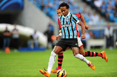  

PORTO ALEGRE, RS, BRASIL - 17-11-2013 - Torcida, na Arena no jogo Grêmio e Flamengo, Zé Roberto (FOTO: DIEGO VARA/AGÊNCIA RBS, ESPORTE)