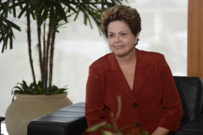 Presidente Dilma Rousseff no Palácio do Planalto, em foto de 25 de junho de 2013