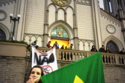 caxias do sul; manifestação; protesto; rdgol