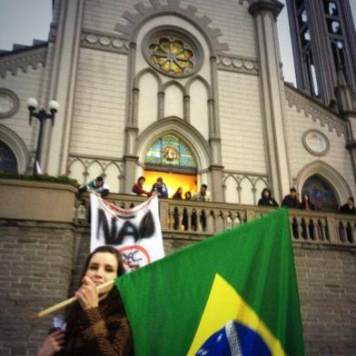 caxias do sul; manifestação; protesto; rdgol