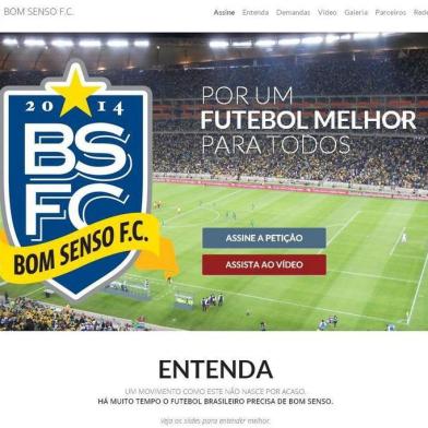 Bom Senso FC, movimento dos jogadores profissionaism lança site oficial. foto Reprodução/Bom Senso FC