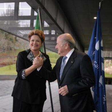 Reunião entre Dilma e Blatter na Fifa