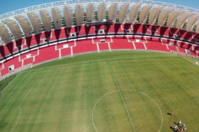  

PORTO ALEGRE, RS, BRASIL, 28-01-2014 : Imagens dos bastidores do novo estádio Beira Rio, casa do Internacional e palco principal da Copa do Mundo em Porto Alegre. (Foto: BRUNO ALENCASTRO/Agência RBS, Editoria Esportes)