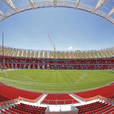  

PORTO ALEGRE, RS, BRASIL, 28-01-2014 : Imagens dos bastidores do novo estádio Beira Rio, casa do Internacional e palco principal da Copa do Mundo em Porto Alegre. (Foto: OMAR FREITAS/Agência RBS, Esportes)
Indexador: Omar Freitas