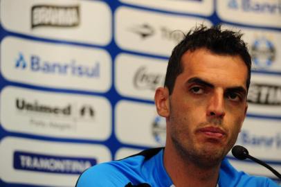  

PORTO ALEGRE,RS,BRASIL,03-02-2014-entrevista jogador do gremio Rhodolfo ( FOTO : FERNANDO GOMES / AGENCIA RBS / ESPORTE )