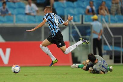  

PORTO ALEGRE, RS, BRASIL - 05-02-2014 - 6ª Rodada do Gaúchão, jogo Grêmio e Veranópolis na Arena do Grêmio, (FOTO: MAURO VIEIRA/AGÊNCIA RBS, ESPORTE)