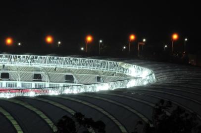  

PORTO ALEGRE ,BRASIL,RS - 10/02/2014 - Teste de iluminação do Estádio Beira-Rio. (FOTO:CARLOS MACEDO/AGÊNCIA RBS)