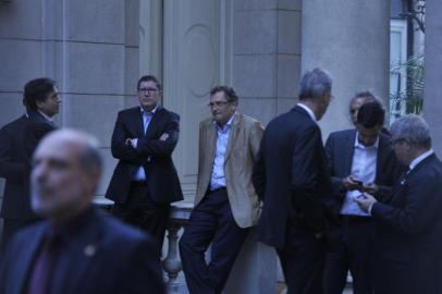  

PORTO ALEGRE,BRASIL,RS - 17/02/2014 - Reunião com secretário-geral da Fifa, Jérôme Valcke no Palácio Piratini.(FOTO:LAURO ALVES/AGÊNCIA RBS)