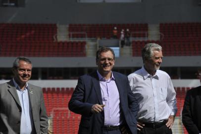  

PORTO ALEGRE,RS,BRASIL , 18-02-2014 - Visita do secretário-geral da Fifa, Jérôme Valcke, ao Beira-Rio. Haverá visita ao campo e estádio e, depois, coletiva. ( FOTO : LAURO ALVES / AGENCIA RBS / ESPORTE )