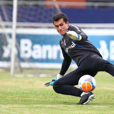 marcelo grohe, treino, grêmio, futebol, estádio olímpico