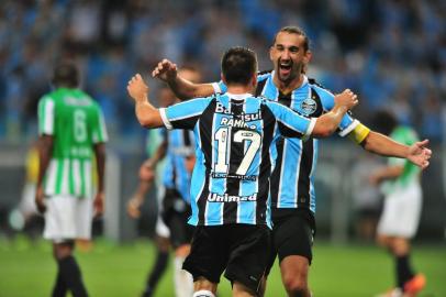  

PORTO ALEGRE,BRASIL,RS - 25/02/2014 - Libertadores, Grêmio x Atlético Nacional na Arena.(FOTO:CARLOS MACEDO/AGÊNCIA RBS)