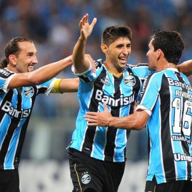  

PORTO ALEGRE,BRASIL,RS - 25/02/2014 - Libertadores, Grêmio x Atlético Nacional na Arena.(FOTO:DIEGO VARA/AGÊNCIA RBS)
Alan Ruiz faz o terceiro gol da partida 
Indexador:                                 