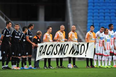  

PORTO ALEGRE, RS, BRASIL - 09-03-2014 - Partida entre Grêmio e Passo Fundo na Arena do Grêmio (FOTO: DIEGO VARA/AGÊNCIA RBS, ESPORTE)