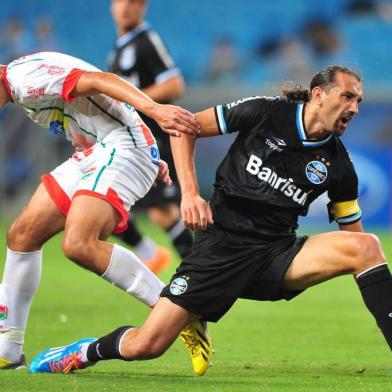  

PORTO ALEGRE, RS, BRASIL - 09-03-2014 - Partida entre Grêmio e Passo Fundo na Arena do Grêmio (FOTO: DIEGO VARA/AGÊNCIA RBS, ESPORTE)