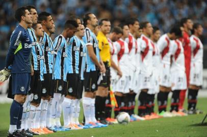  

PORTO ALEGRE,BRASIL,RS - 13/03/2014 - Libertadores 2014, 1ª Fase - Grêmio x Newell's Old Boys no estádio Arena.(FOTO: DIEGO VARA/AGÊNCIA RBS)