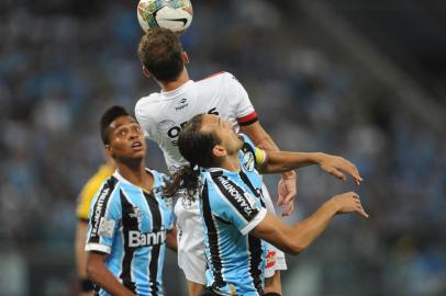  

PORTO ALEGRE,BRASIL,RS - 13/03/2014 - Libertadores 2014, 1ª Fase - Grêmio x Newell's Old Boys no estádio Arena.(FOTO: DIEGO VARA/AGÊNCIA RBS)