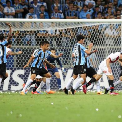  

PORTO ALEGRE,BRASIL,RS - 13/03/2014 - Libertadores 2014, 1ª Fase - Grêmio x Newell's Old Boys no estádio Arena.(FOTO:FÉLIX ZUCCO/AGÊNCIA RBS)