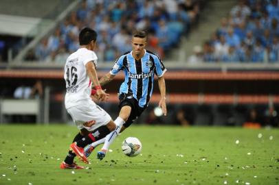  

PORTO ALEGRE,BRASIL,RS - 13/03/2014 - Libertadores 2014, 1ª Fase - Grêmio x Newell's Old Boys no estádio Arena.(FOTO:FÉLIX ZUCCO/AGÊNCIA RBS)
Jogador Luan