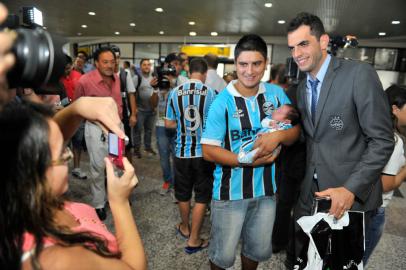 grêmio - chegada - desembarque - rhodolfo