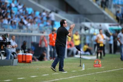  

PORTO ALEGRE, RS, BRASIL - 23-03-2014 - Grêmio e Juventude pelas quartas de final, jogo na Arena do Grêmio. Treinador Enderson Moreira (FOTO: RICARDO DUARTE/AGÊNCIA RBS, ESPORTE)