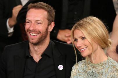 Chris Martin e Gwyneth Paltrow no Globo de Outro