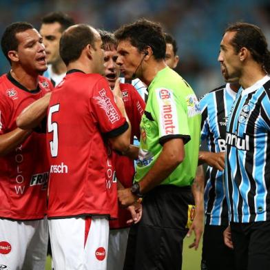  

PORTO ALEGRE,BRASIL,RS - 26/03/2014 - Gauchão - Semifinal, Grêmio x Brasil-PEL na Arena.(FOTO:JEFFERSON BOTEGA/AGÊNCIA RBS)