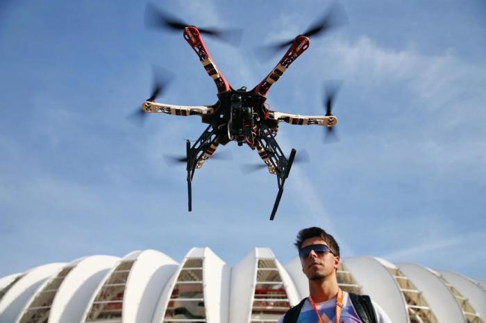 Drone no Clube dos Bancários do Brasil 