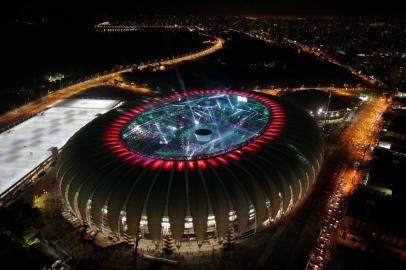  

PORTO ALEGRE, RS, BRASIL - Reinauguração do estádio do Sport Clube Internacional, o beira-rio.