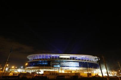  

PORTO ALEGRE, BRASIL, 06/12/2012 - Arena do Grêmio, fotos da Arena a noite (FOTO: FÉLIX ZUCCO / ZERO HORA)