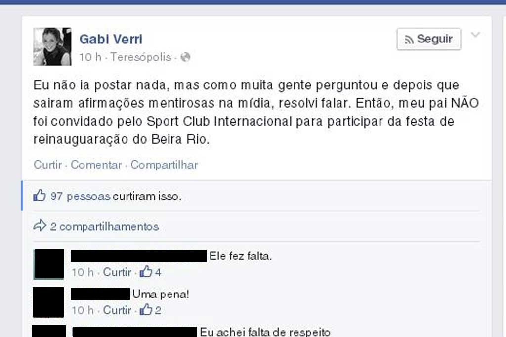 Reprodução/Facebook