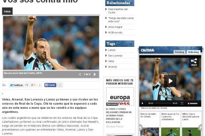 RDGOL - Jornal Olé analisa Grêmio