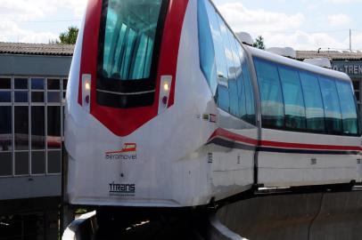 Aeromóvel, estação da Trensurb, aeroporto Salgado Filho.