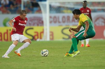  

CUIABA, MT, BRASIL, 01-05-2014: Fotos da partida entre Cuiabá e Internacional, na Arena Pantanal, válida pela Copa do Brasil. (Foto: Alexandre Lops/S.C. Internacional, Divulgação, ESPORTES)