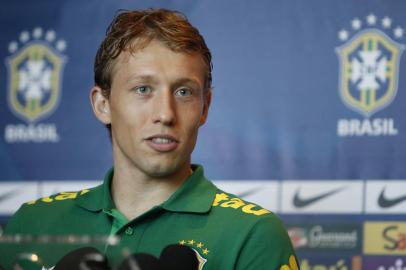 Lucas Leiva, jogador da seleção brasileira