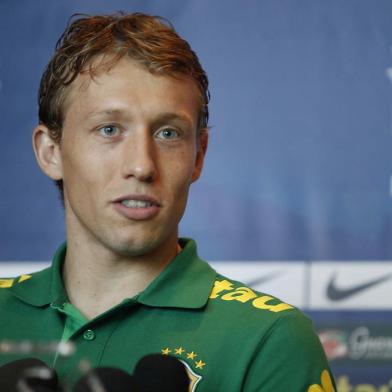 Lucas Leiva, jogador da seleção brasileira