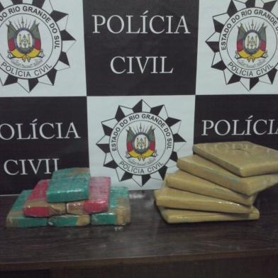 rdgol - maconha - cocaína - policia civil - santa maria