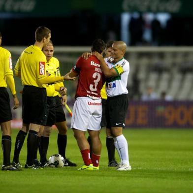 CURITIBA, PR, BRASIL. Inter enfrenta o Coritiba pela sexta rodada do Campeonato Brasileiro.
Foto: Alexandre Lops/Divulgação, Internacional