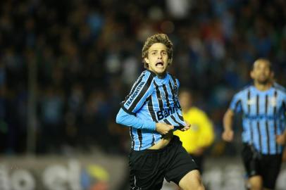  CAXIAS DO SUL,RS, BRASIL, 21-05-2014 - Brasileirão,6ª Rodada, Grêmio x Botafogo no estádio Alfredo Jaconi.(Foto:RICARDO DUARTE/Agência RBS)Jogador Maxi Rodríguez faz o segundo gol, Grêmio 2x1 Botafogo