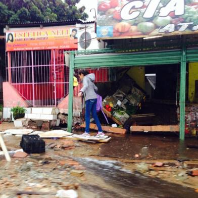 vazamento, rompimento, tubulação, rua adelino ferreira martins, zona norte, porto alegre, rdgol