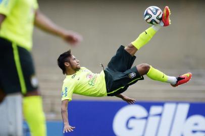  

GOIÂNIA, GOIÁS, BRASIL - 02/06/2014 16:40:35 
Legenda: Neymar, atacante da Seleção Brasileira de Futebol 
Crédito: Alexandre Loureiro/VIPCOMM
Indexador:                                 