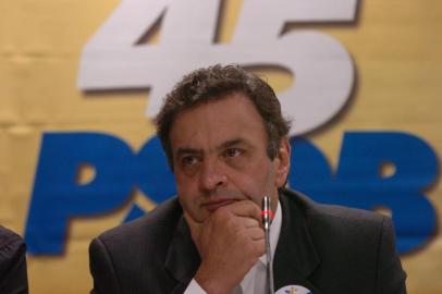 não_publicada*** R Duarte - Aécio Neves 1 ***São José - Coletiva do governador de Minas Gerais Aécio Neves.