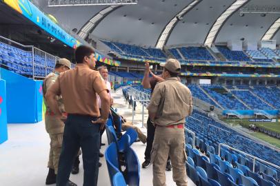 Bombeiros vistoriam arena das dunas em natal