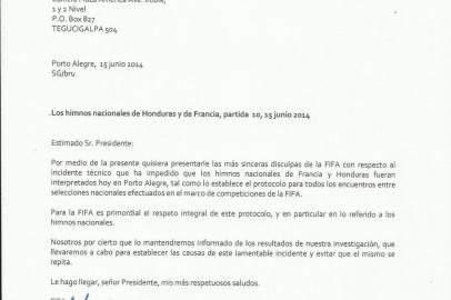 nota honduras - Copa do Mundo - rdgol - 16/06/2014