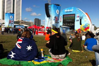 fan fest, copa do mundo, porto alegre, anfiteatro pôr-do-sol, holanda, austrália, chile, espanha, 170620014