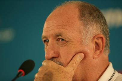  

BRASILIA, DF, BRASIL, 22-06-2014: O técnico Felipe Scolari, o Felipão, participa da coletiva da seleção brasileira no estádio Mané Garrincha para a partida contra Camarões pelo Grupo A na primeira fase da Copa do Mundo. (Foto: Jefferson Botega/Agência RBS, ESPORTES)
Indexador: Jefferson Botega