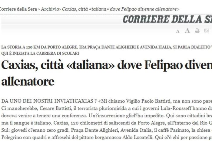 Reprodução / Corriere della Sera