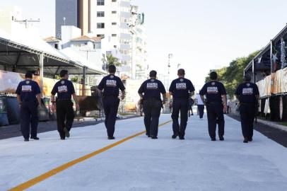  

Guarda Municipal faz treinamento antes do carnaval. Na manhã de sexta-feira, durante um dos treinamentos, do qual participavam cinco agentes ostensivos, um homem de 22 anos foi pego furtando. foi a primeira ação "real" da Guarda desde que foi iniciado o treinamento há três meses. No total são 90 agentes ostensivos, sendo que 45 trabalharão no carnaval